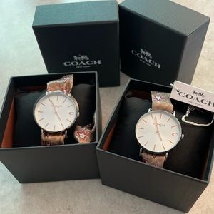 NIB Coach Scarf tie Watches